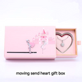 Love Reveal Jewelry Box – Moving Heart Surprise Gift for Necklace & Ring