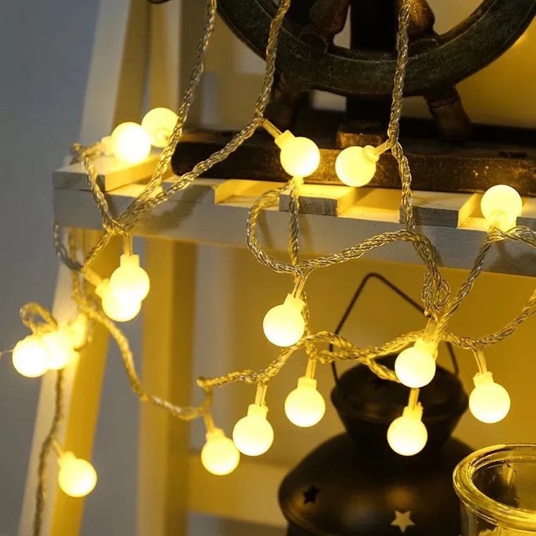 LED Fairy Ball String Lights Warm Color,  10m–100m
