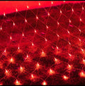 LED Fairy Net Lights 1.5 * 1.5m Red Color
