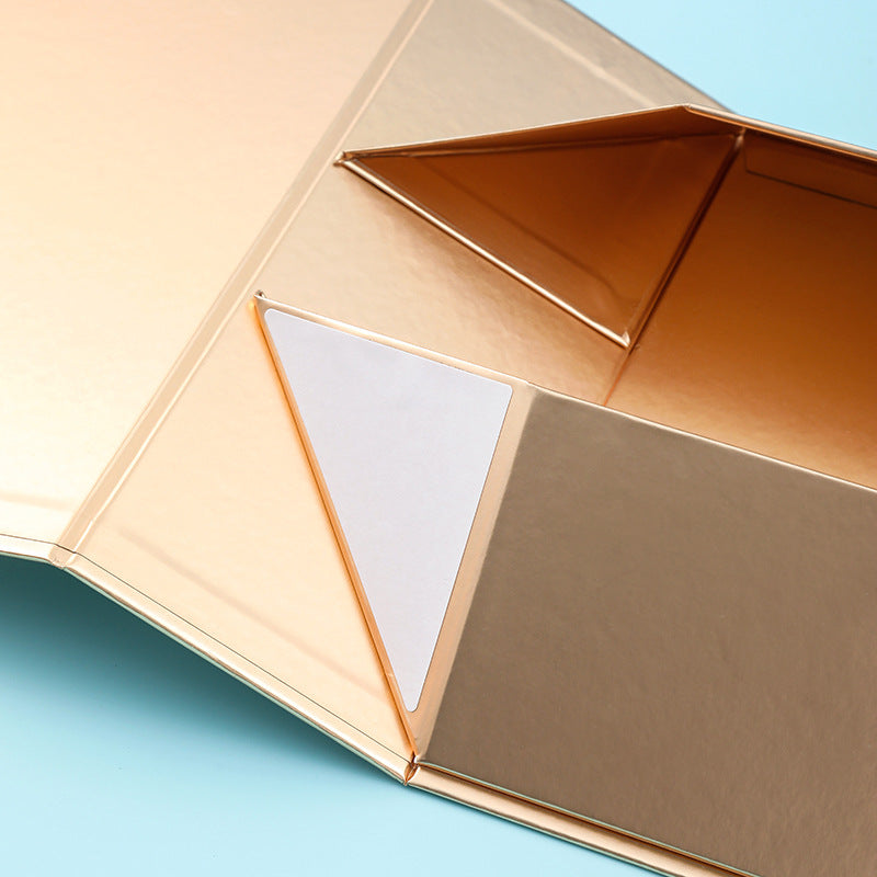 Gift Box Space-Saving Collapsible Magnetic Closure
