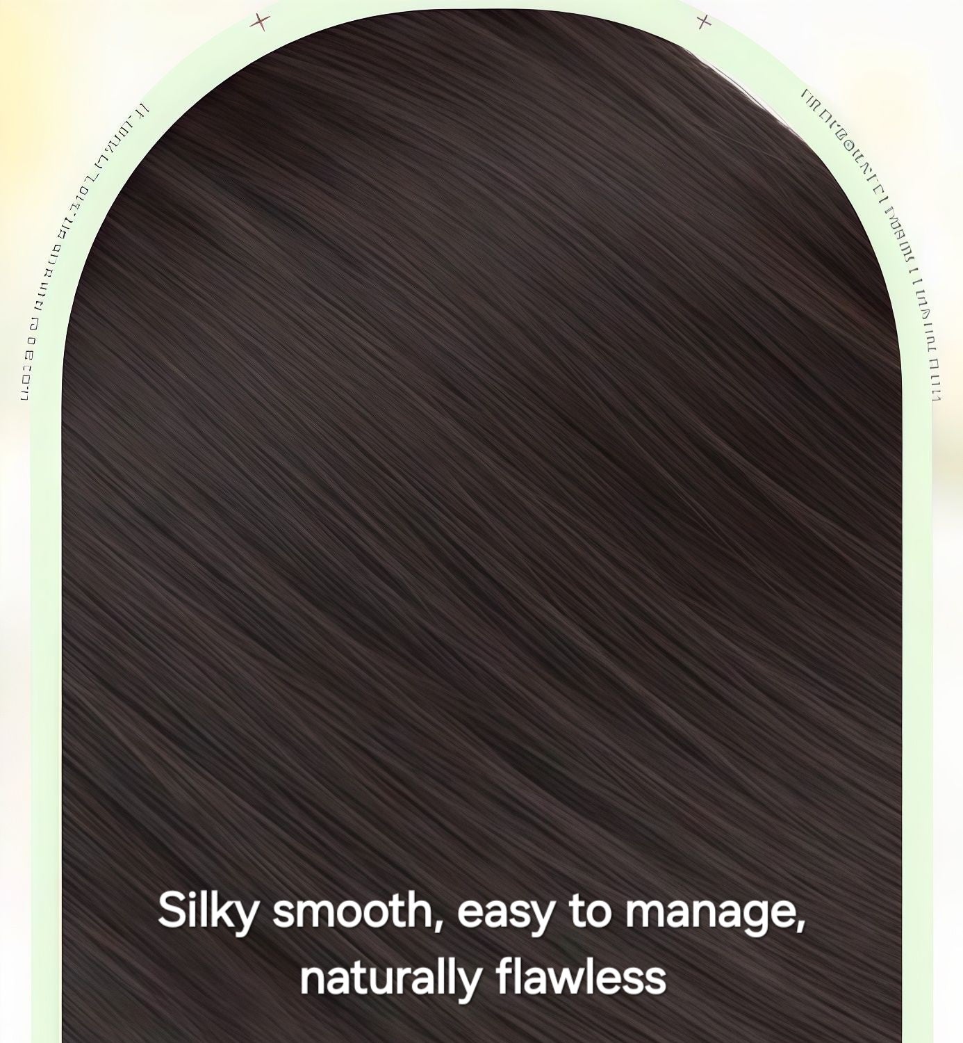 Ladies Wig Premium Synthetic Straight Hair 55cm – Natural Look, Soft & Lightweight, Ready to Wear