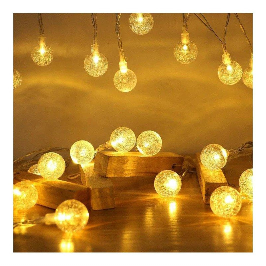 Smart RGB Bubble Ball String Lights USB APP Control 6 Meters