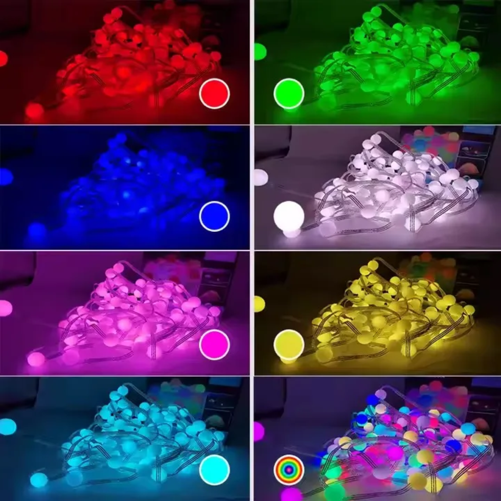 Smart RGB DIY Fairy Lights – APP Control Color Changing String Lights 5 Meters