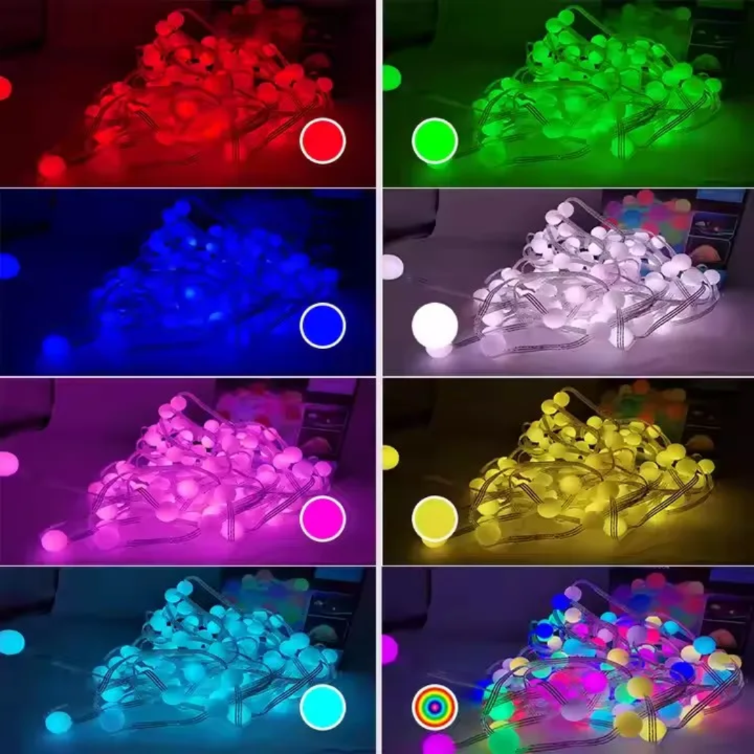 Smart RGB DIY Fairy Lights – APP Control Color Changing String Lights 5 Meters
