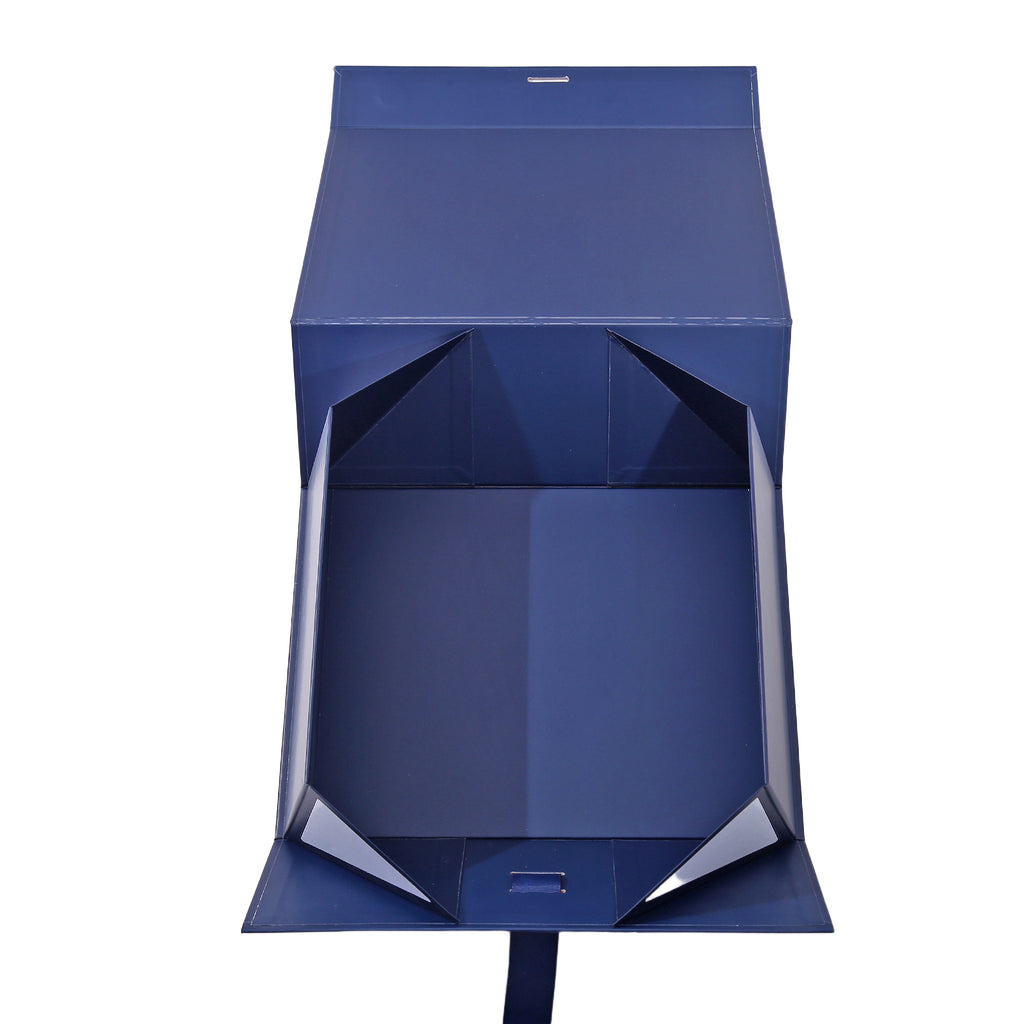 Gift Box Space-Saving Collapsible Magnetic Closure