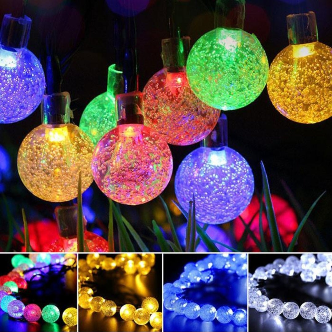 Smart RGB Bubble Ball String Lights USB APP Control 6 Meters