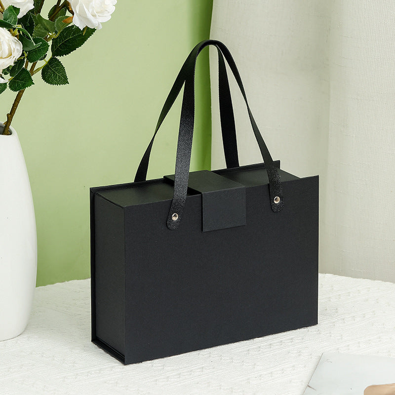 Gift Box Space-Saving Collapsible Magnetic Closure