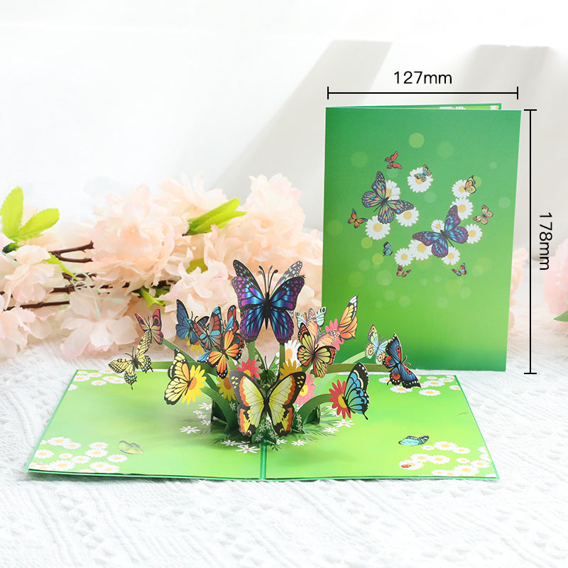 Greeting Cards Butterfly 3D Pop Card