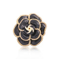 Brooch Pearl Camellia Flower Elegant Style