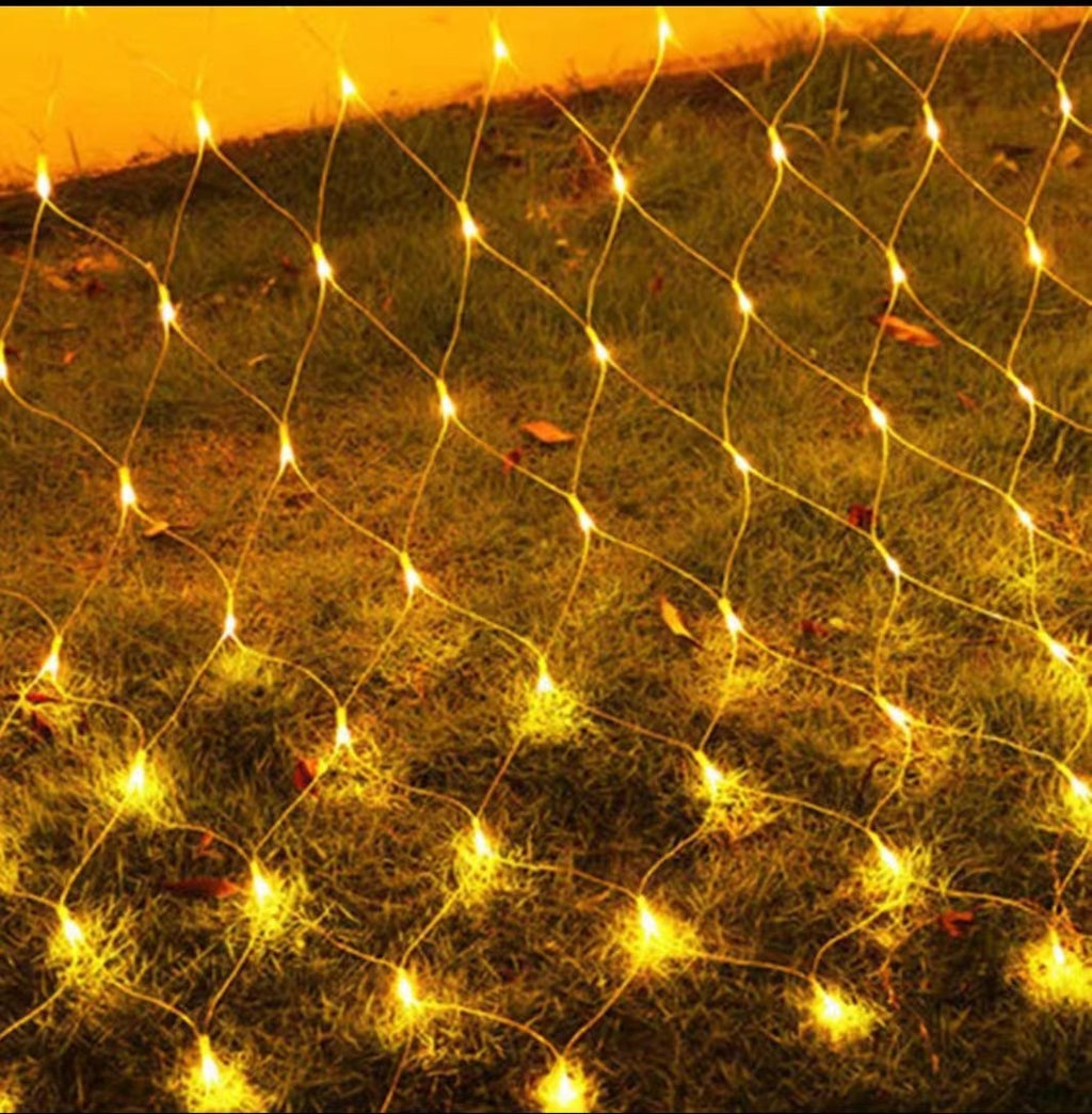 LED Fairy Net Lights 1.5 * 1.5m Warm Color