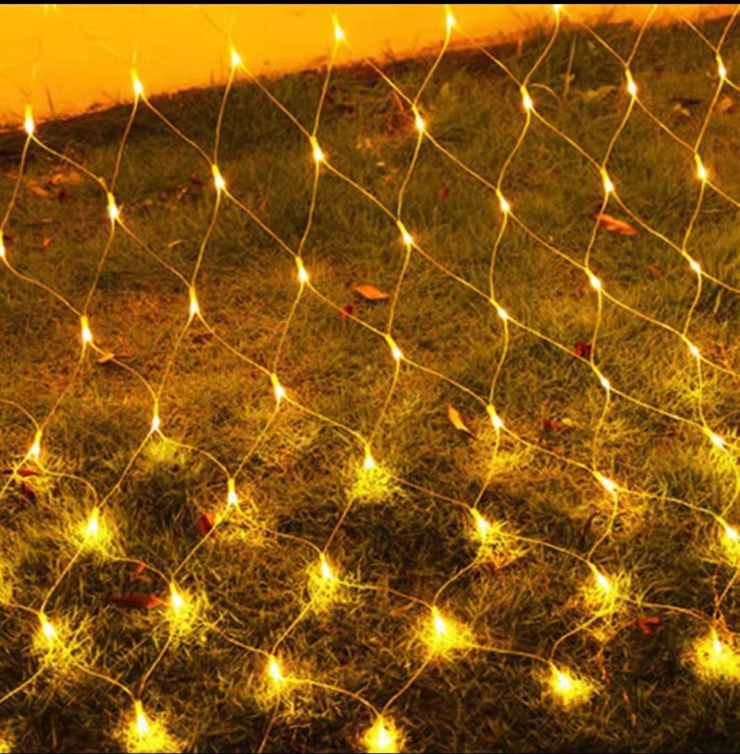 LED Fairy Net Lights 1.5 * 1.5m Warm Color