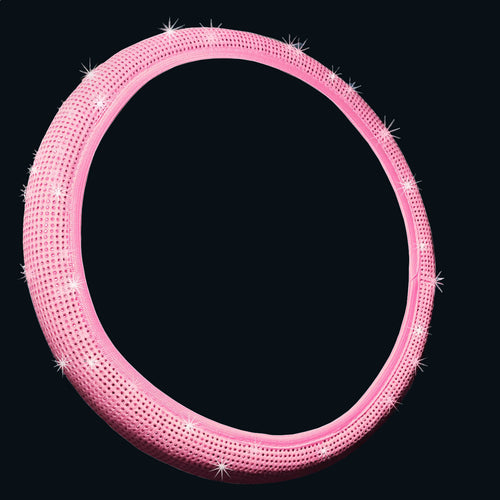 Bling Rhinestone Steering Wheel Cover – Luxury Sparkly Car Accessory