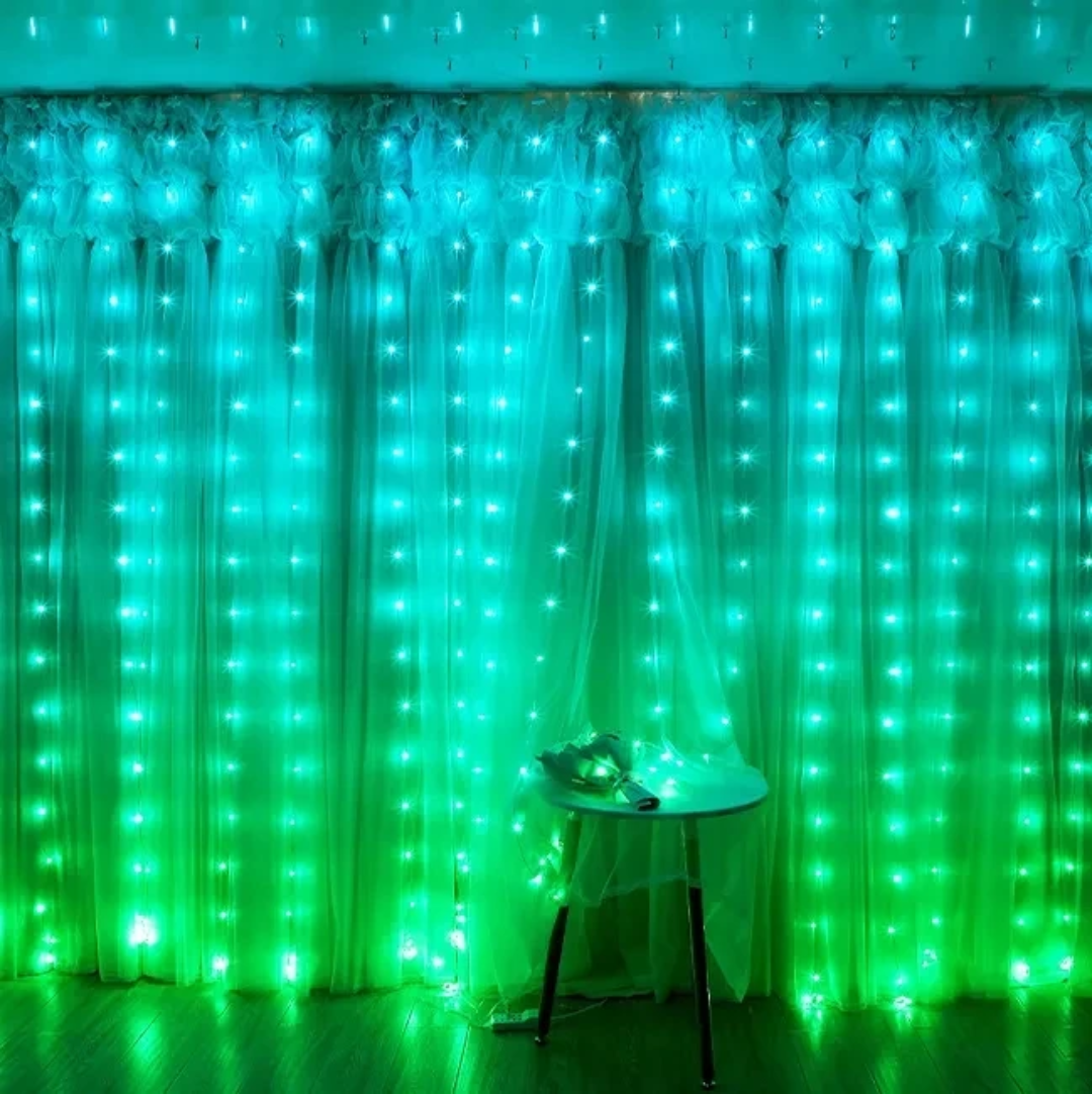 RGB Smart Curtain Fairy Lights with APP Control USB LED Decoration Lights